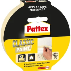 Afplaktape verf 50Mx30mm Pattex