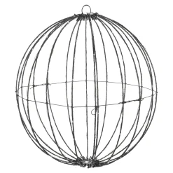 Bal draad zwart 40cm 240LED-rgb