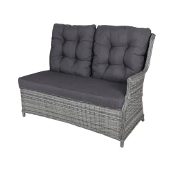 Bank 2-zit links Sicura Willow Grey Bois le Duc