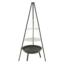 Barbecue hangend + driepoot 152 cm