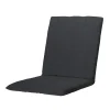 Basic black inzetkussen stapelstoel