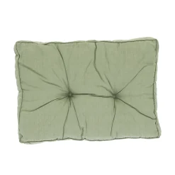 Basic green lounge rugkussen 60x40
