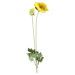 Bloem Poppy geel 60 cm