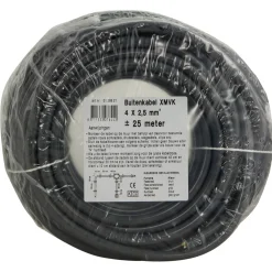 Buitenkabel 25 m 4 x 2.5 mm² XMVK