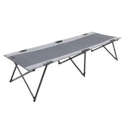 Campingbed opvoubaar 190x65cm antra
