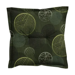 Circle Green hocker 50x50