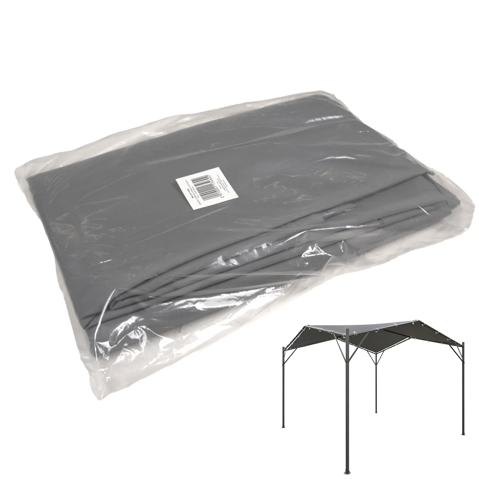 Dakdoek Lombardo Robella antraciet
