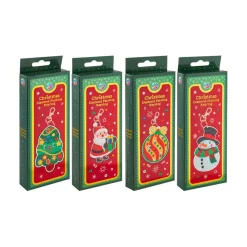 Diamond painting sleutelhanger kerst
