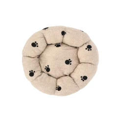 Dierenkussen flower grijs 58cm