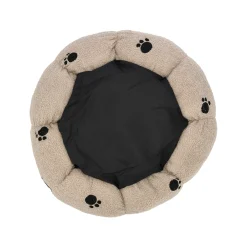 Dierenkussen flower grijs 58cm