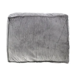Dierenkussen stripe design 100x70x15cm antra