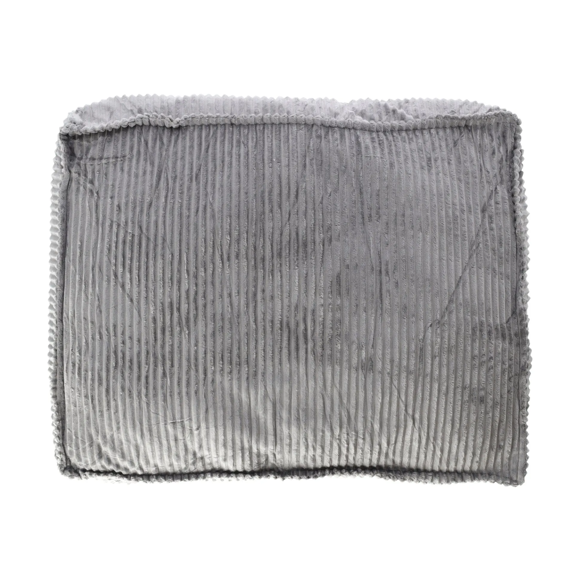 Dierenkussen stripe design 100x70x15cm antra