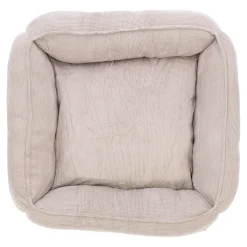 Dierenmand rib 65x60x20cm taupe