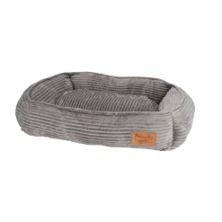 Dierenmand stripe design 80 x 70 x 20 cm antra
