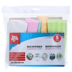 Doek microvezel 35x35 5st Dirt Devil