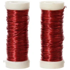 Draad metaal 3mm 6m rood 2st