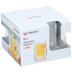 Drinkglas 440ml 4st Alpina