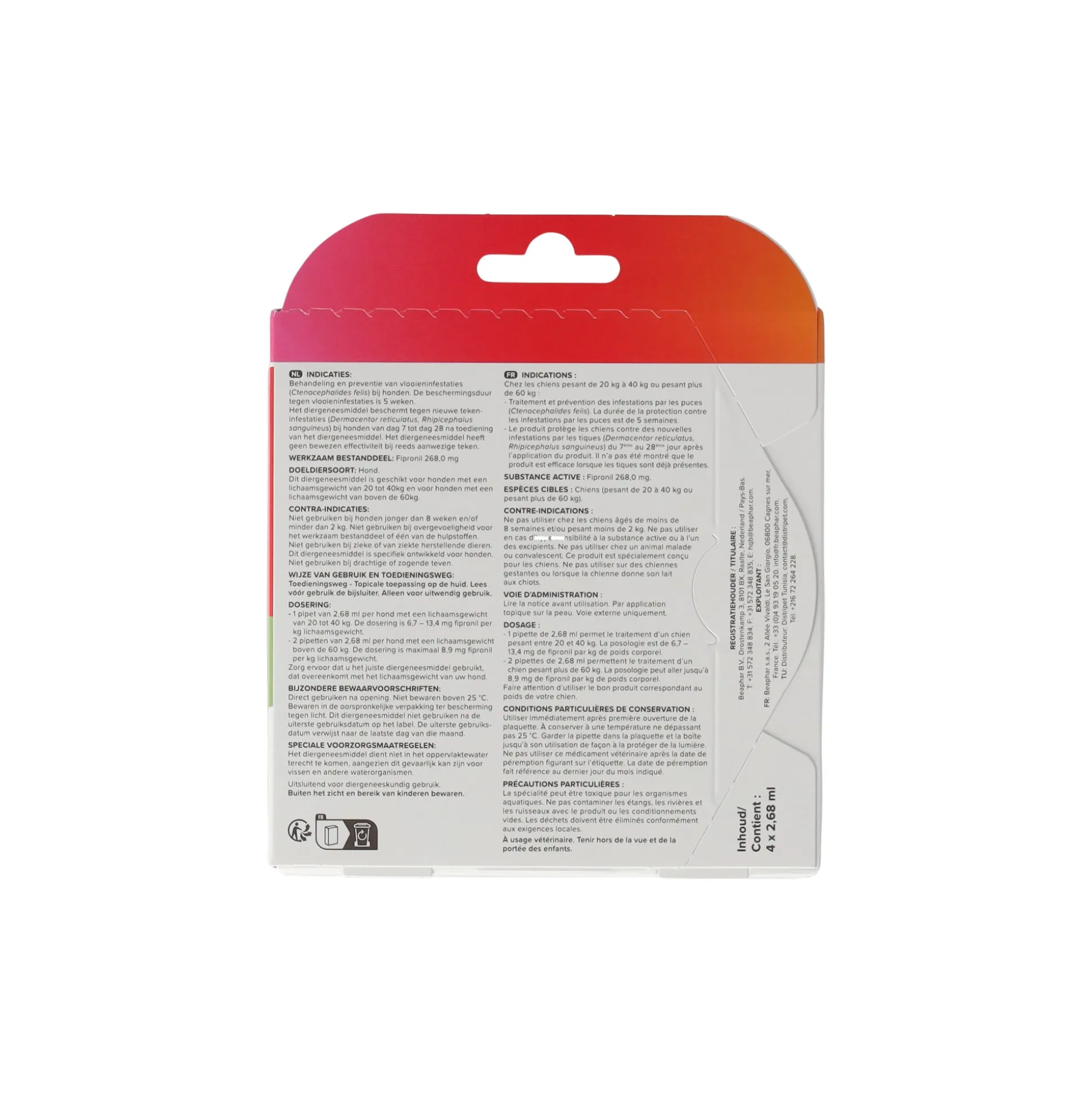 Fiprotec hond 20-40kg Beaphar