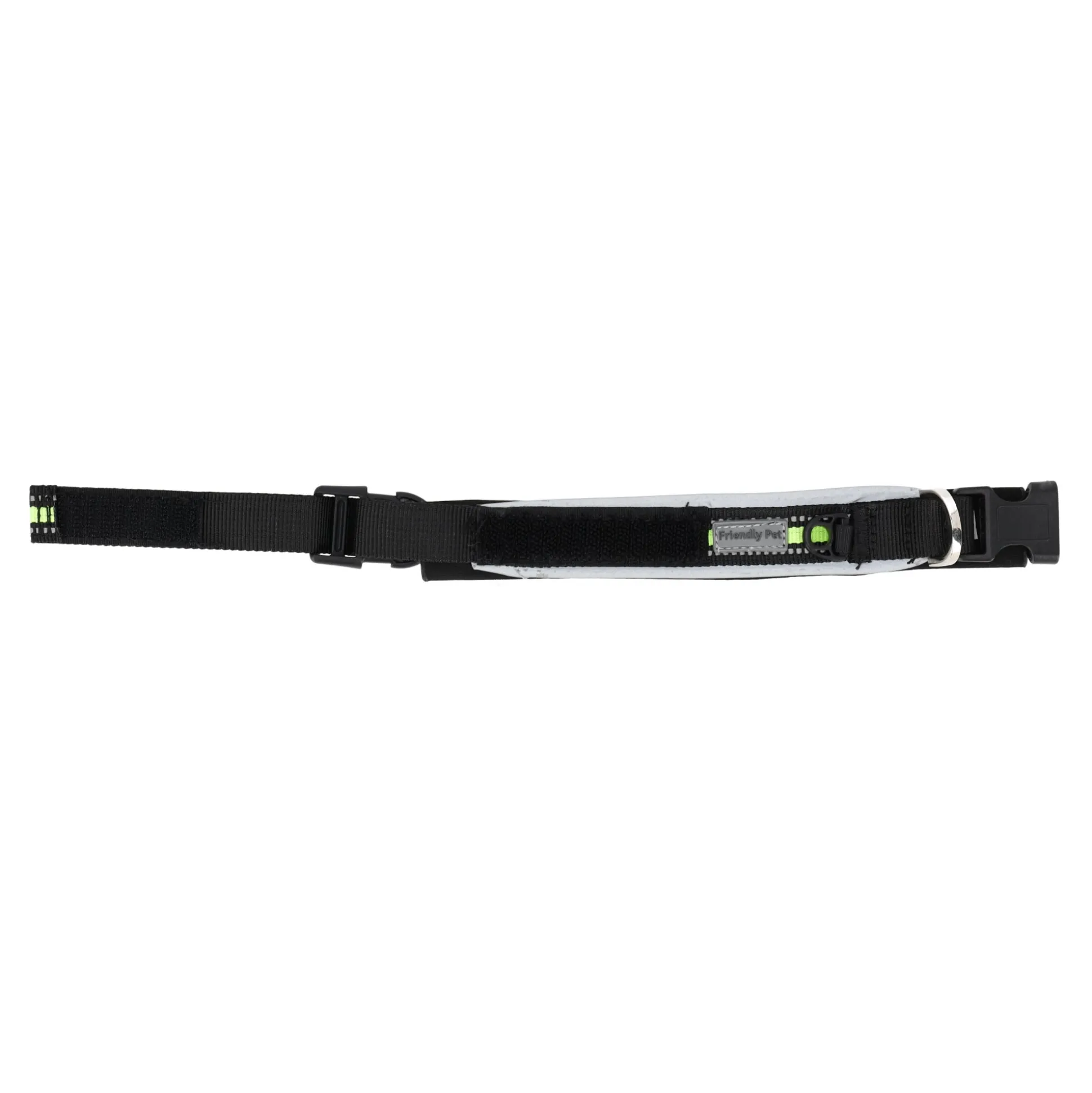 Halsband clip reflec 25mmx22-26cm