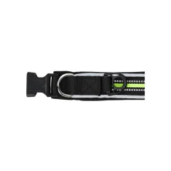 Halsband clip zwart 25mmx25-32cm