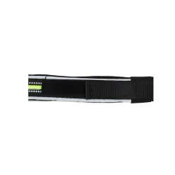 Halsband clip zwart 25mmx25-32cm