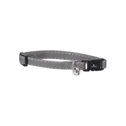 Halsband kat zilver refl 10mm x 30cm