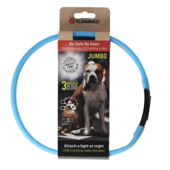 Halsband visio LED jumbo 7mm blauw