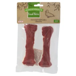 Hondensnack been eend 15cm 2st