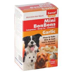 Hondensnack schapenvet bonbons knoflook mini