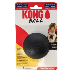 Hondenspeelgoed bal L zwart Kong