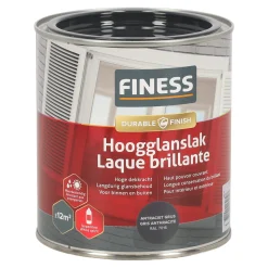 Hoogglans antraciet 14203 750ml Finess