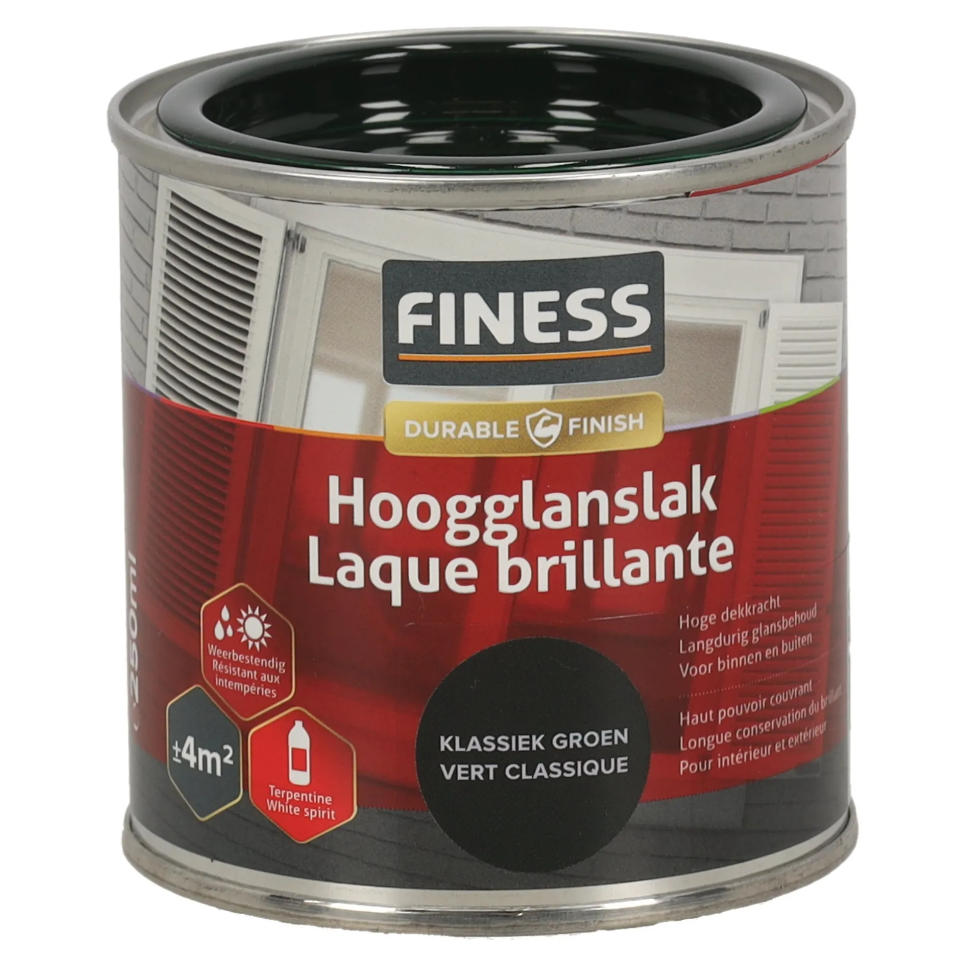 Hoogglans klassiek groen 1427 250ml Finess