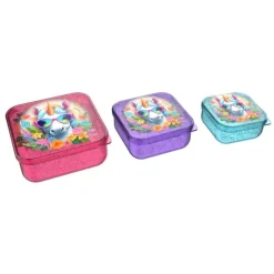 3-in-1 doosje unicorn glitter