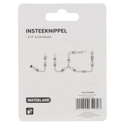 Insteeknippel 3/4" Waterland