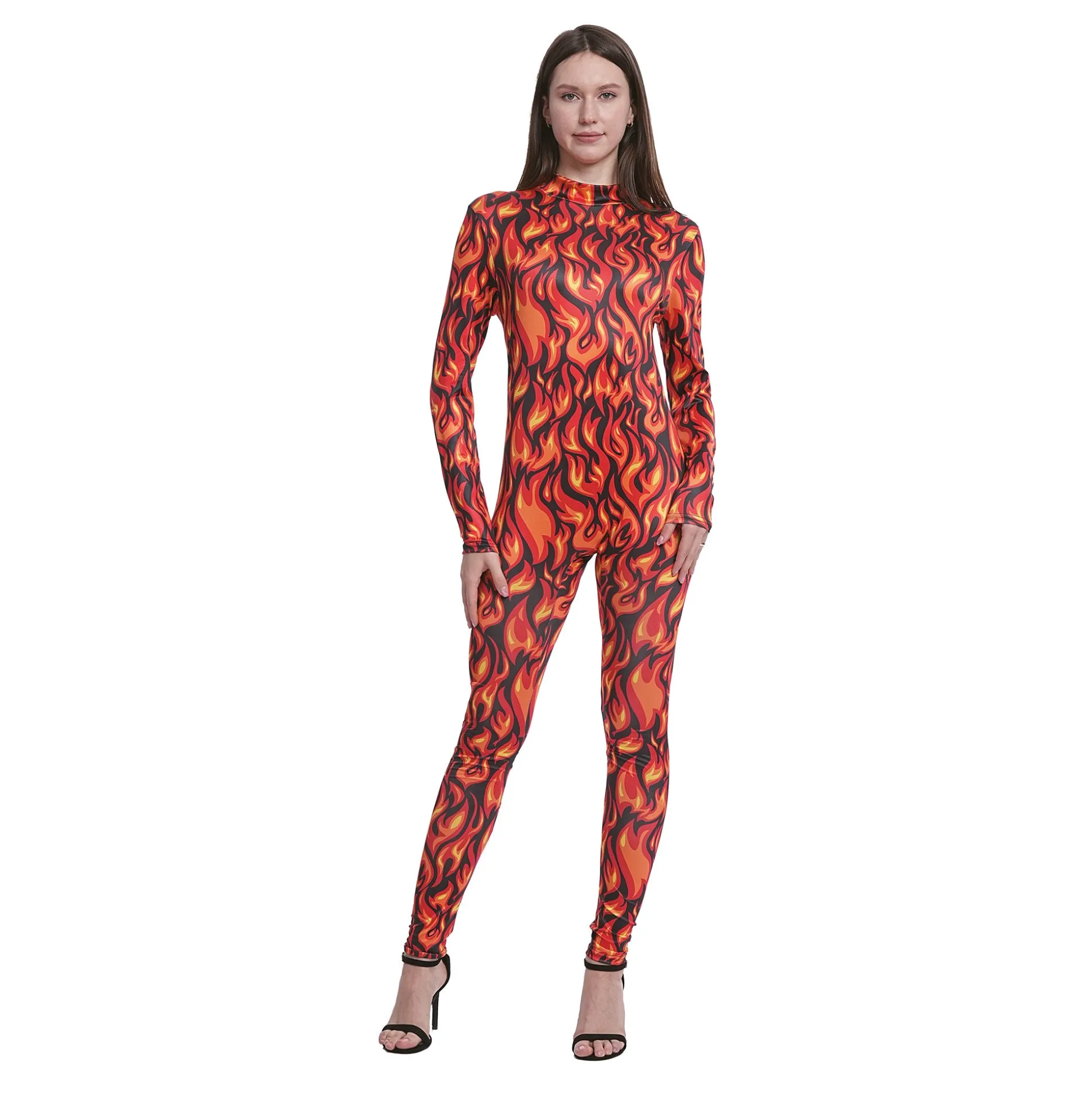Jumpsuit vlammen S