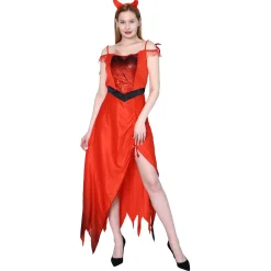 Jurk duivel rood S