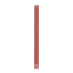 Kaars diner rustiek oud roze 4st