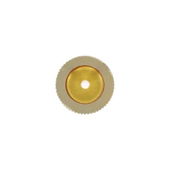 Kaars rib melt LED 7 x 12 cm goud