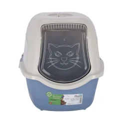 Kattenbak Bailey 56cm blauw/zand