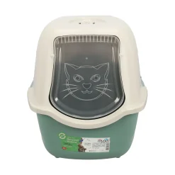 Kattenbak Bailey 56cm groen/zand