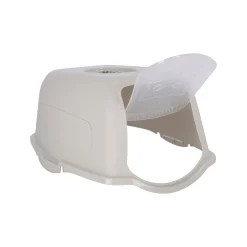 Kattenbak Bailey 56cm zwart/zand