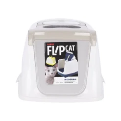 Kattenbak flipcat 50cm grijs