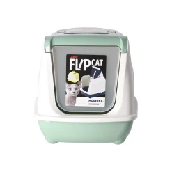 Kattenbak flipcat 50cm muntgroen