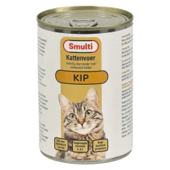 Kattenvoer Blik 410 gram Kip Smulti