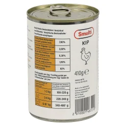 Kattenvoer Blik 410 gram Kip Smulti