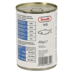 Kattenvoer Blik 410 gram Vis Smulti