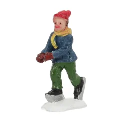 Kerstdorp schaatsers