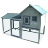 Kippenhok met ren Calimero Cottage 197 x 93 x 143 cm