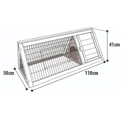 Konijnenhok tipi classic 110cm