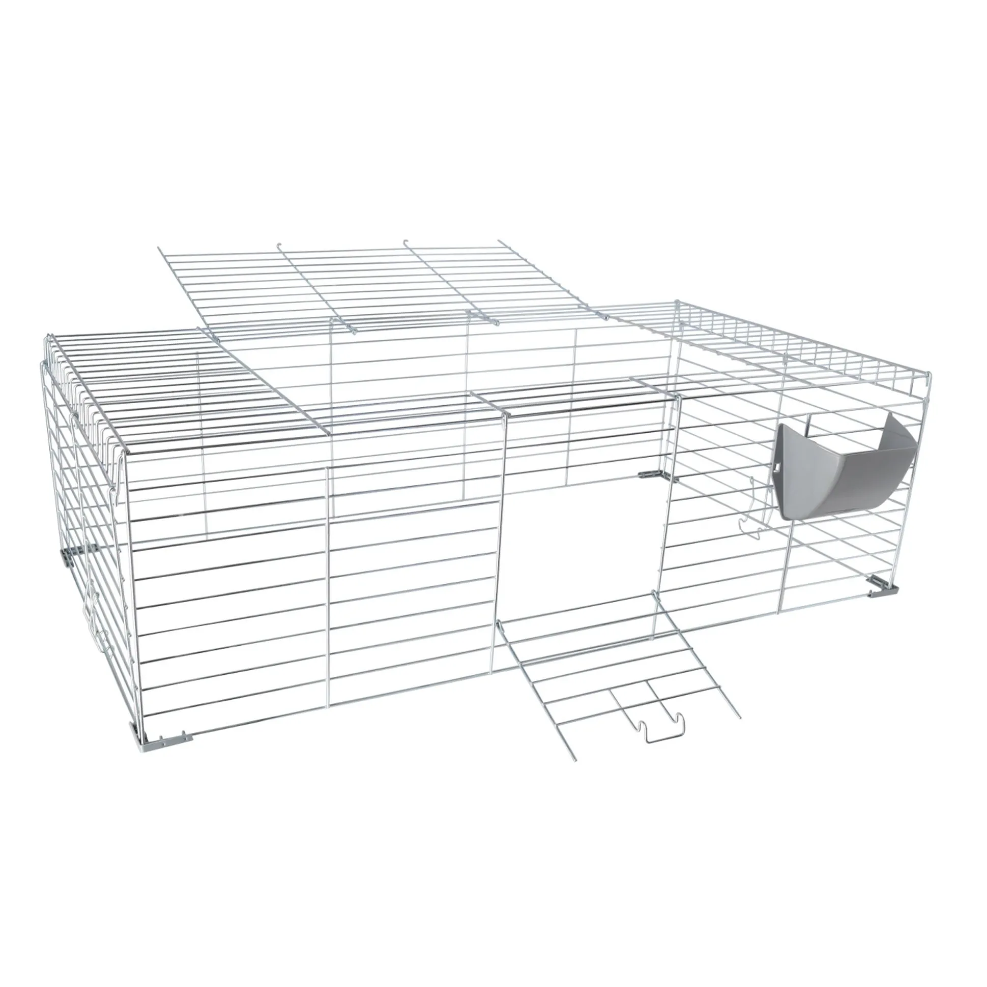 Konijnenkooi Rabbit 100 grijs